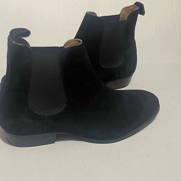 Topman Shoes size 10 (44) black Suede leather Boots - Picture 8 of 8